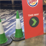 Safe distance Signage